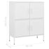Lady Jillian -  Storage Cabinet White 80x35x101,5 cm Steel - Model 1